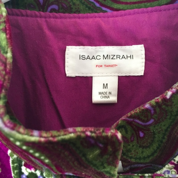 Purple Velvet Print Jacket - Picture 6 of 6